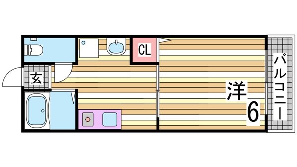 ルミエール五色山の物件間取画像